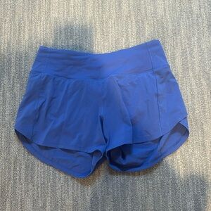 Lululemon 4” inseam speedup shorts size 4